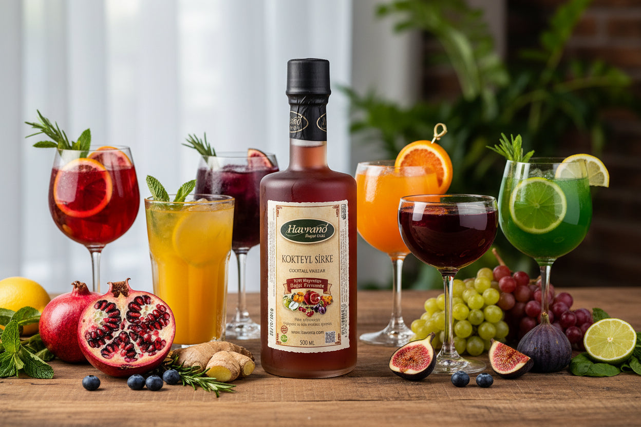 Doğal Fermente Kokteyl Sirkesi