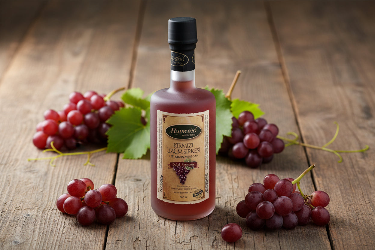 Doğal Fermente Kırmızı Üzüm Sirkesi