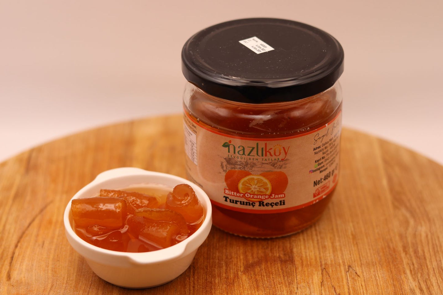 Orangenschalen Konfitüre