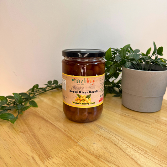 Weißkirschmarmelade / Beyaz kiraz reçeli