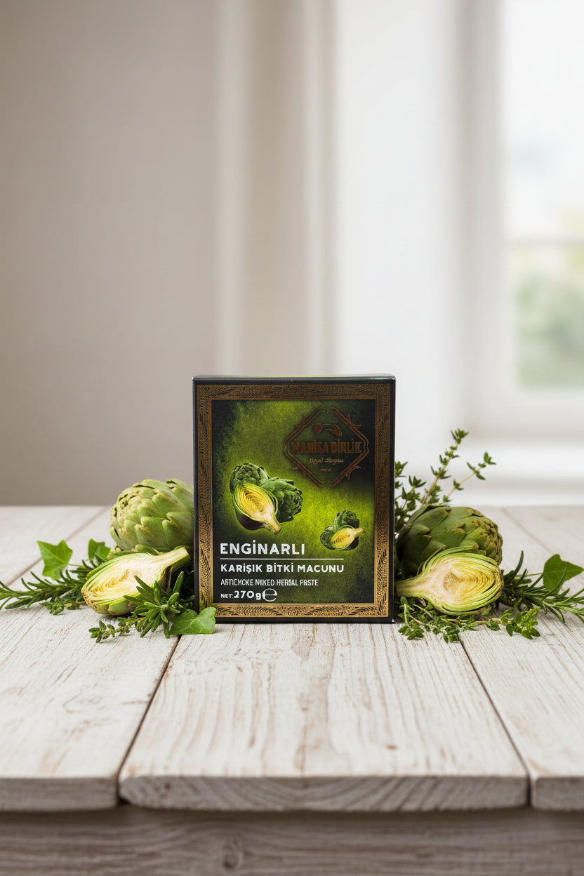 Artischocken-Kräuterpaste (Enginarlı Karışık Bitki Macunu) – Manisa Birlik