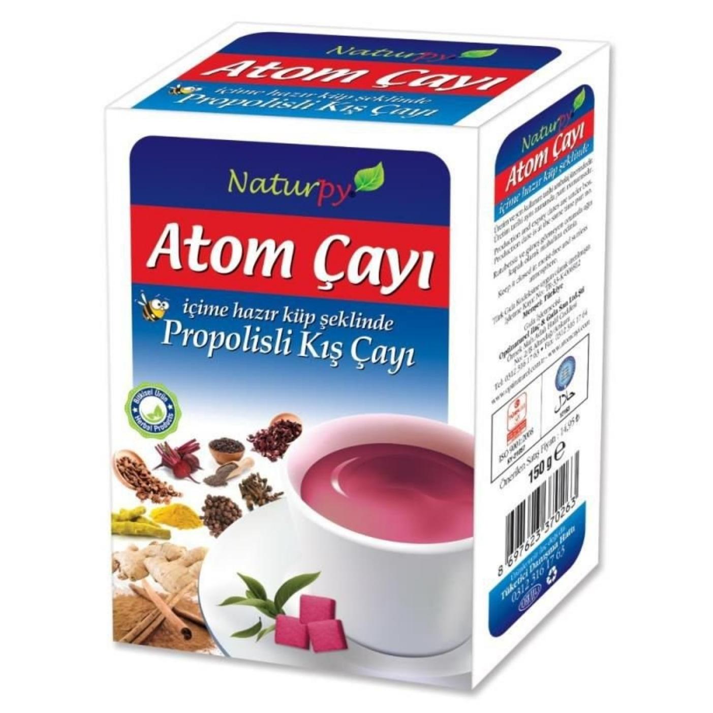 Atom-Tee mit Propolis-Geschmack