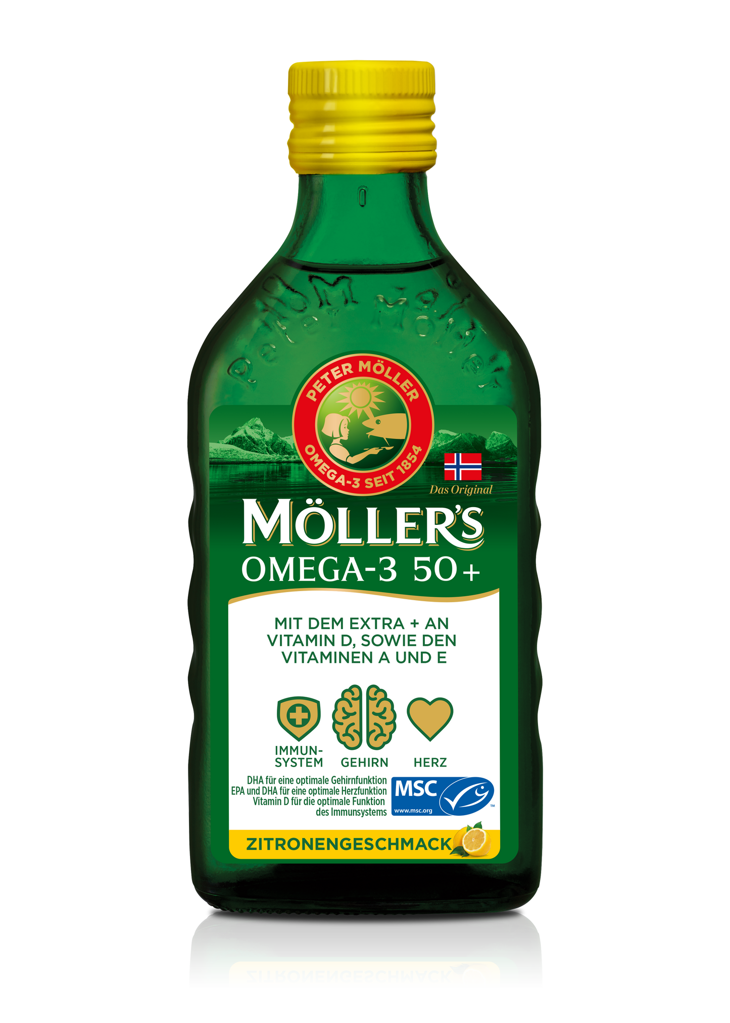 MÖLLER's OMEGA-3 (Zitronengeschmack 50+)